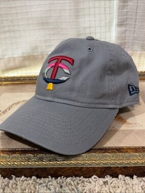 New Era MLB MN Twins TC Minnesota adjustable gray 9twenty baseball hat cap